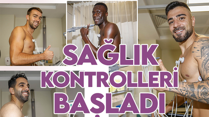Konyaspor'da oyuncular sağlık kontrolünden geçiriliyor