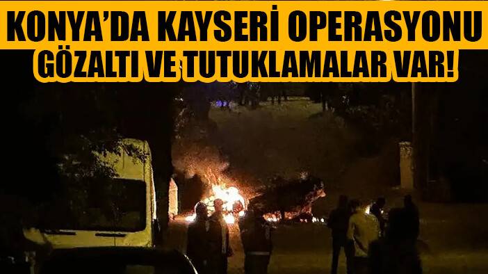 Konya'da mülteci provokasyonuna gözaltı ve tutuklama