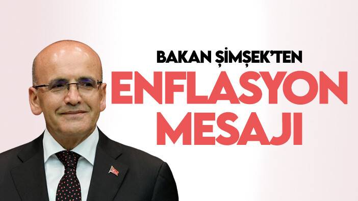 Enflasyon rakamları sonrası Bakan Şimşek'ten açıklama