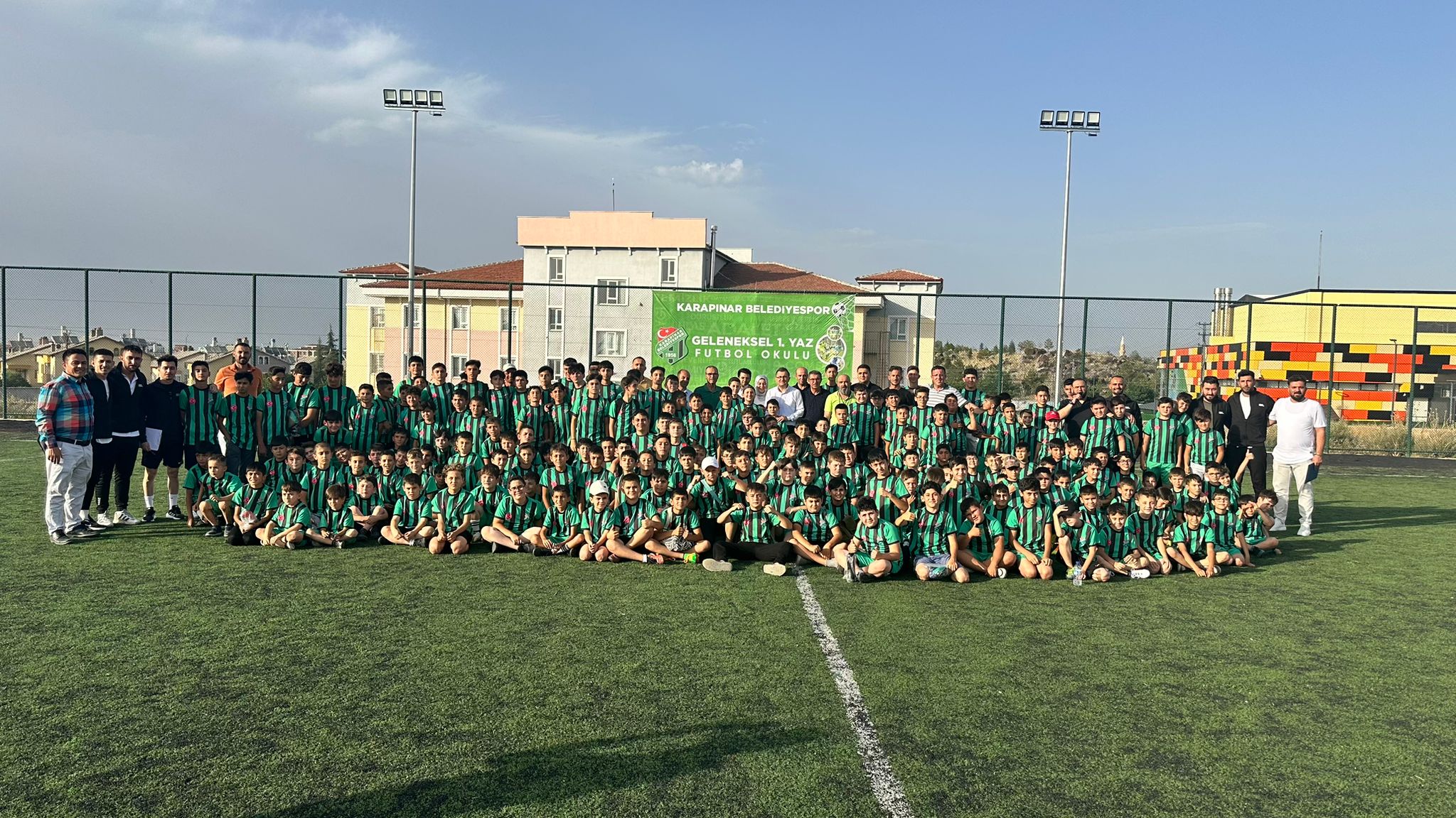 Karapınar Belediyespor Yaz Futbol Okulu coşkuyla açıldı