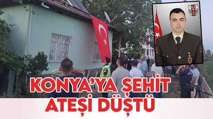Konya’ya acı haber! Konyalı asker şehit oldu