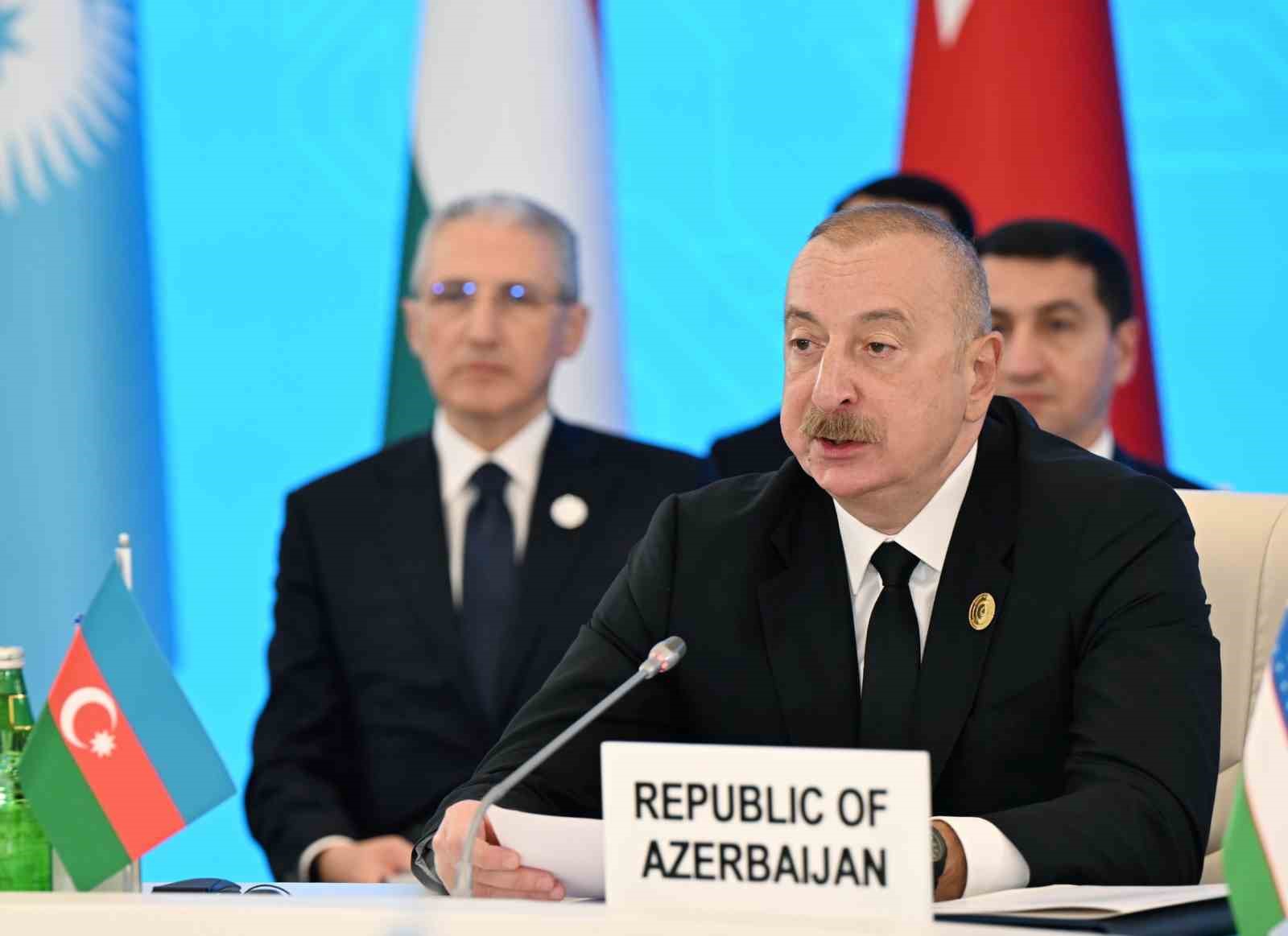 Aliyev: “21. yüzyıl, Türk dünyasının gelişme yüzyılı olmalıdır”