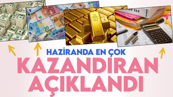 TÜİK açıkladı: İşte Haziranın en çok kazandıranı