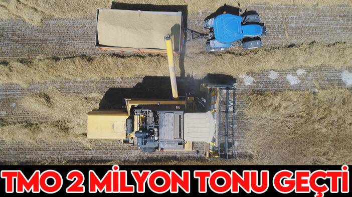 TMO 2 milyon tonu geçti