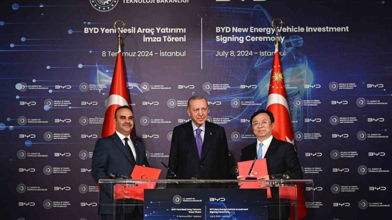 Çinli Dünya devi BYD, Türkiye’de fabrika açacak