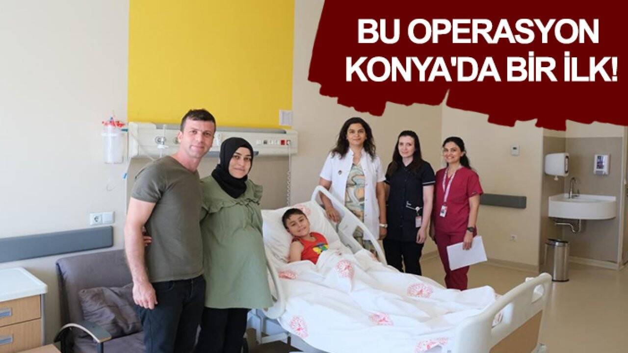 Bu operasyon Konya'da bir ilk! Umut için tedbirler alındı