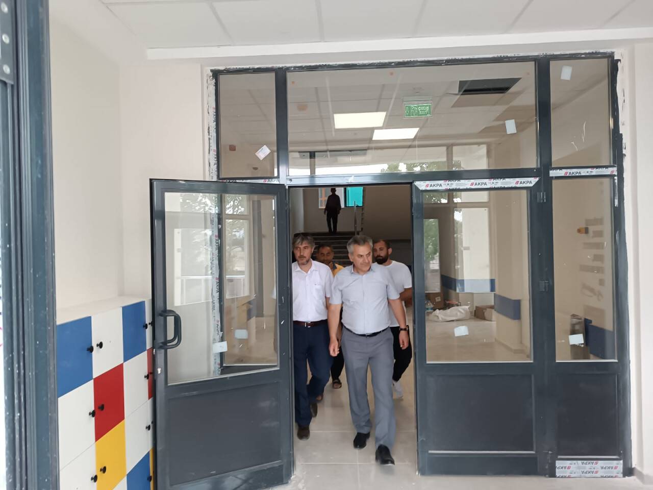 Müdür Yiğit'ten yapımı süren okullara ziyaret