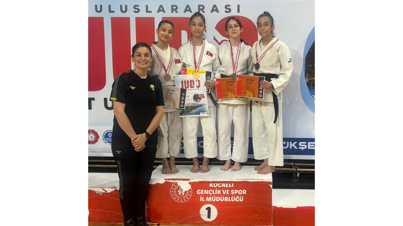 Konya BŞB’den judoda 8 madalya