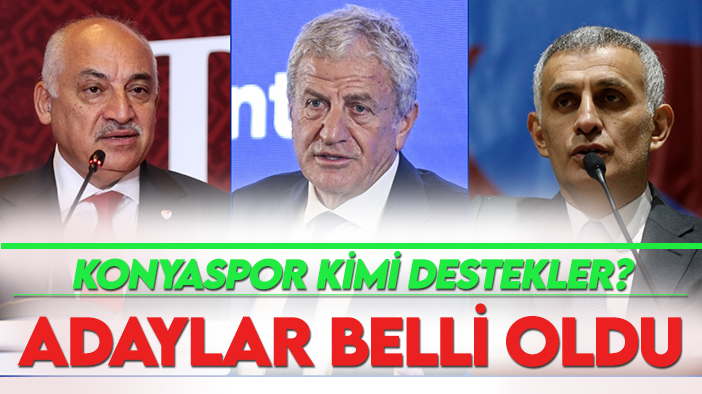 TFF başkan adayları netleşti:  Konyaspor kimi destekler?