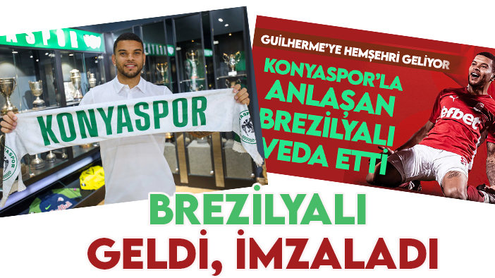 Konyaspor'da Pedrinho imzayı attı