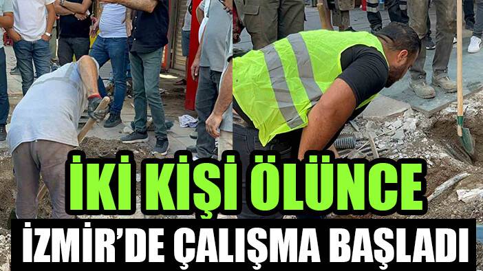 İzmir’de kablolar 50 santim aşağı alınıyor
