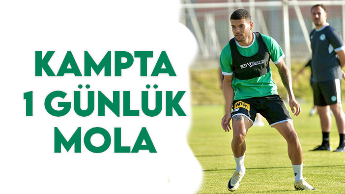 Konyaspor'dan dinlenme molası