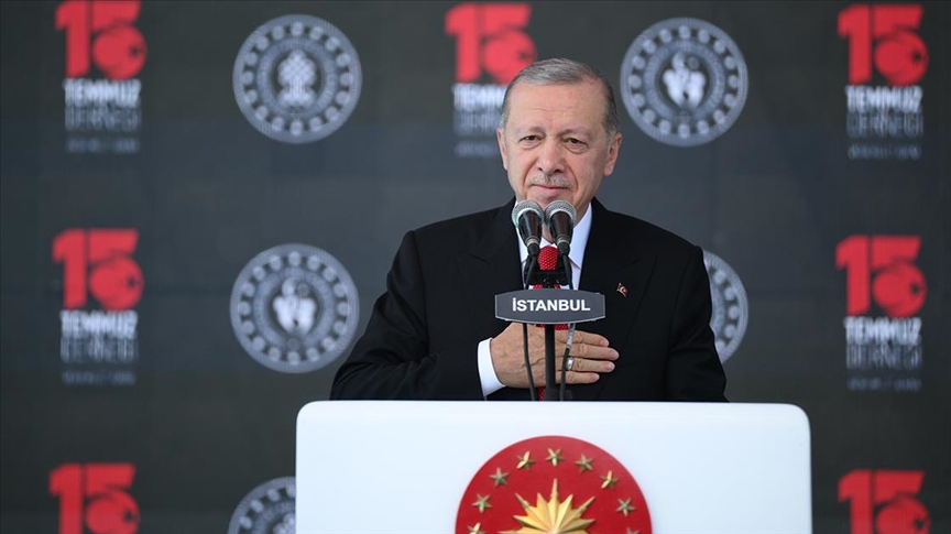Cumhurbaşkanı Erdoğan: Darbecilerin kalleş yüzünü gördük