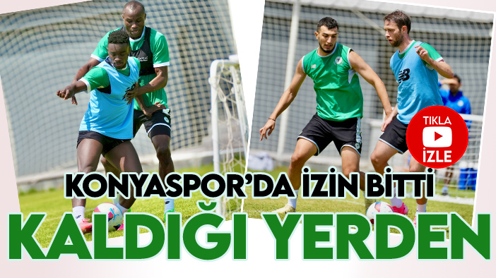 Mola bitti: Konyaspor'da Erciyes kampı kaldığı yerden