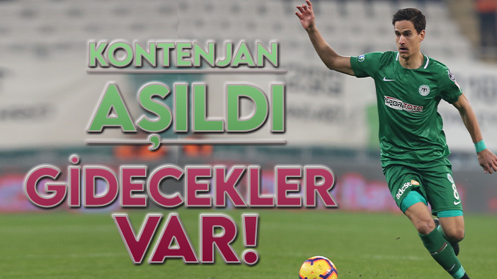 Konyaspor'da yabancı kontenjanı aşıldı! Kimler gidecek?