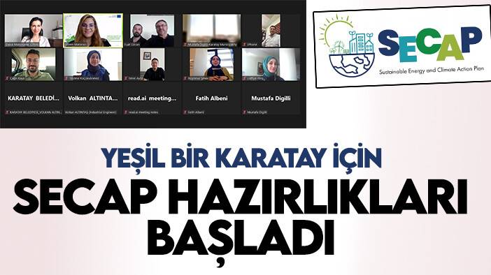 Yeşil bir Karatay için SECAP hazırlıkları başladı
