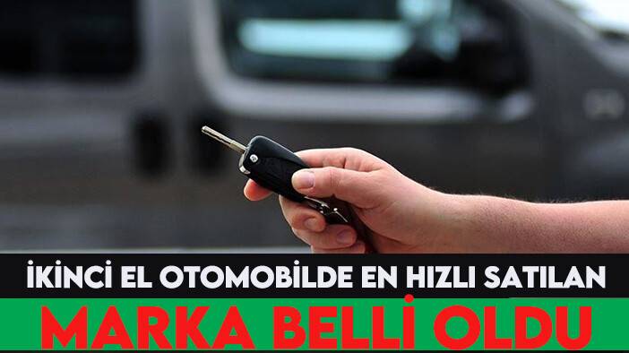 İkinci el otomobilde en hızlı satılan marka belli oldu