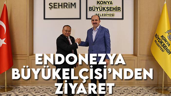 Endonezya Ankara Büyükelçisi'nden Başkan Altay'a ziyaret