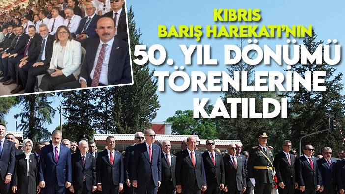 Başkan Altay KKTC’de Kıbrıs Barış Harekatı’nın 50. Yıl Dönümü törenlerine katıldı