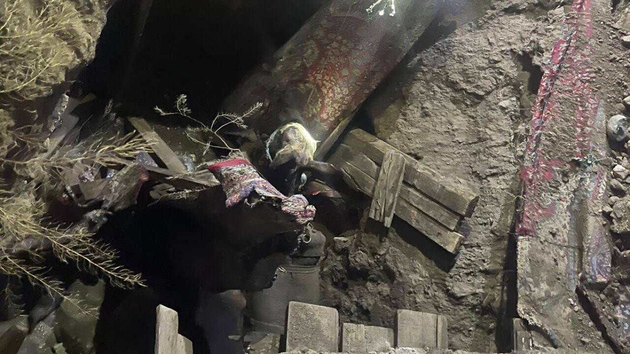 Konya'da çukura düşen hayvanlar itfaiye ekiplerince kurtarıldı