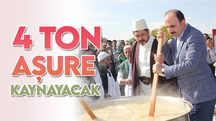 Hz. Mevlâna Türbesi'nde 4 ton aşure kaynatılacak