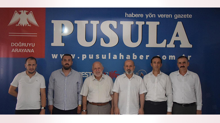 Yeniden Refah Partisi'nden Pusula Gazetesi'ne ziyaret