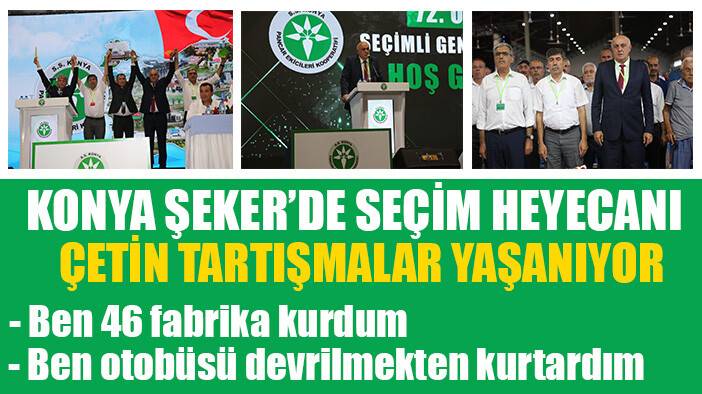 Konya Şeker'de seçim heyecanı başladı