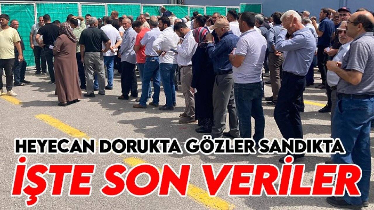 Konya Şeker'de heyecan dorukta gözler sandıkta! İşte son veriler