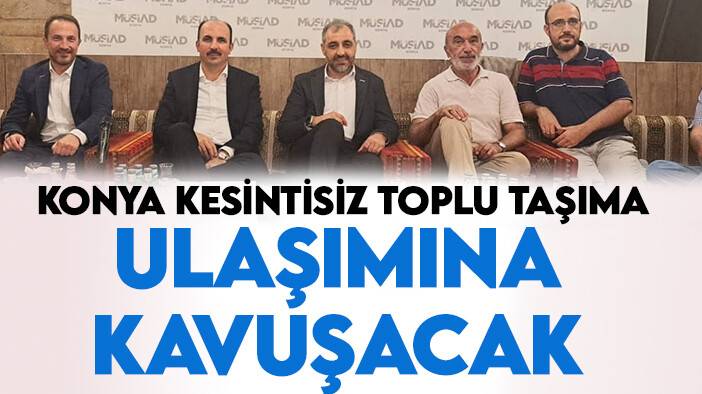 Başkan Altay'dan Konya'daki toplu taşıma çalışmalarıyla ilgili açıklama