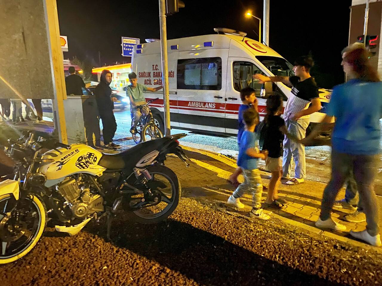 Konya'da ambulansla motosiklet çarpıştı: 1 yaralı