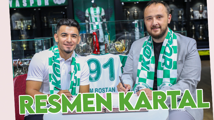 Melih Bostan Konyaspor'a imzayı attı