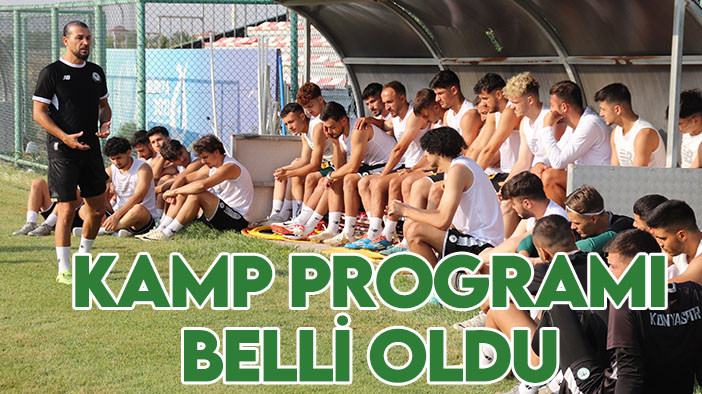 1922 Konyaspor'da kamp programı belli oldu