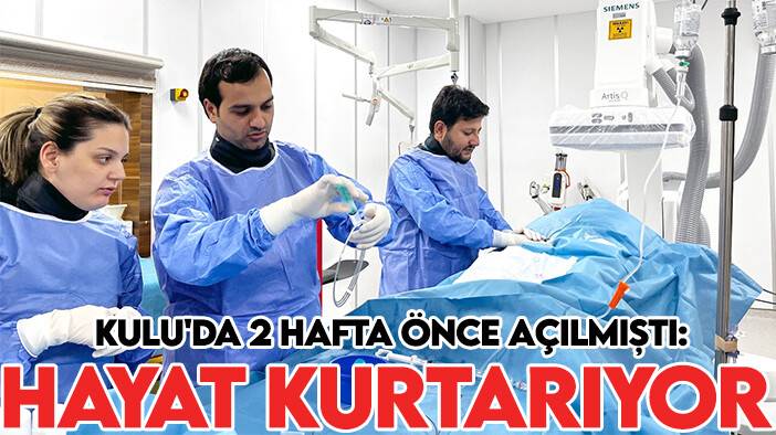 Kulu'da 2 hafta önce açılmıştı: Hayat kurtarıyor