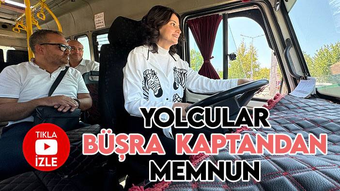 Konyalılar ilk kadın minibüs şoföründen memnun