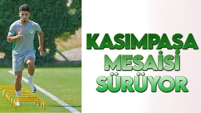 Yeni antrenman formaları geldi: Konyaspor'da Kasımpaşa mesaisi