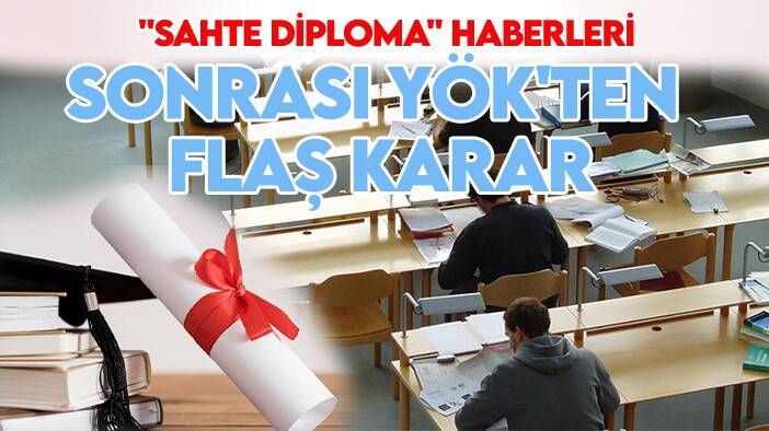 Sosyal medyadaki "sahte diploma" haberleri sonrası YÖK'ten flaş karar
