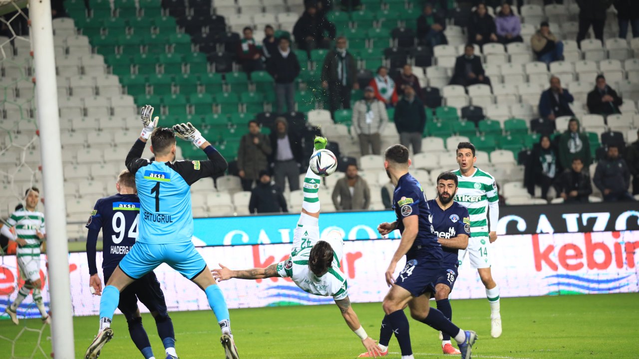 Konyaspor'un tarihindeki en gollü beraberlik