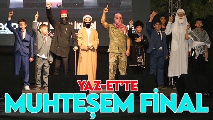 Yazı hem öğrenerek hem eğlenerek geçirdiler: Kapanış programı yapıldı