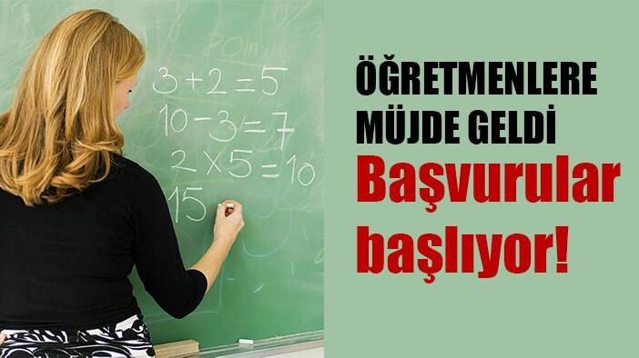 Öğretmenlerin beklediği haber geldi