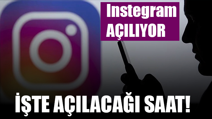 Instagram saat 21.30'da açılacak