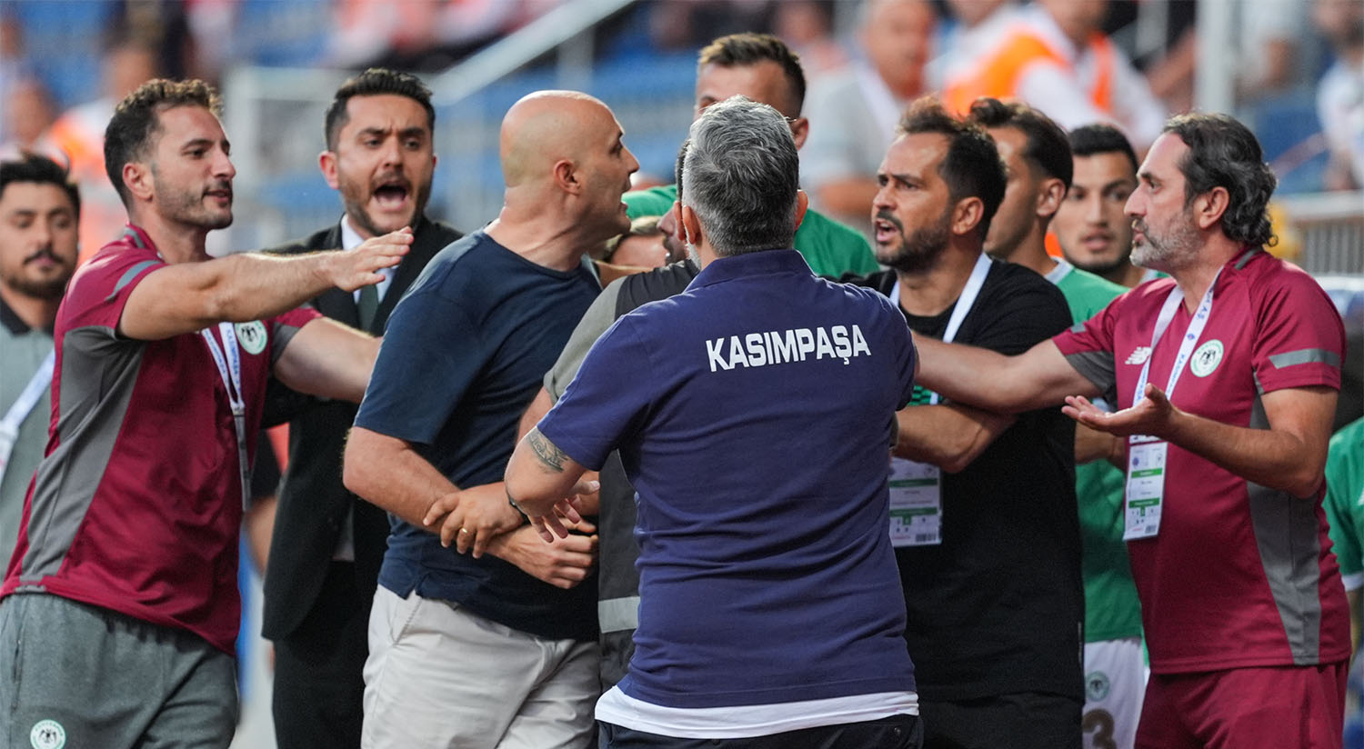 Kasımpaşa-Konyaspor maçından kareler