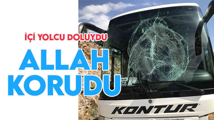 41 yolcunun olduğu otobüsünün yaptığı kaza ucuz atlatıldı