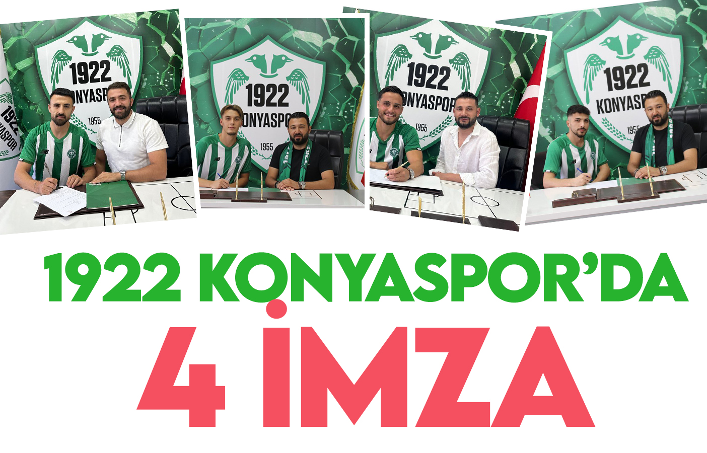 1922 Konyaspor 4 oyuncuyla sözleşme imzaladı