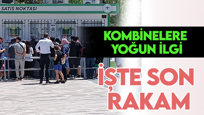 Konyaspor'da Galatasaray maçı öncesi kombinelere yoğun ilgi