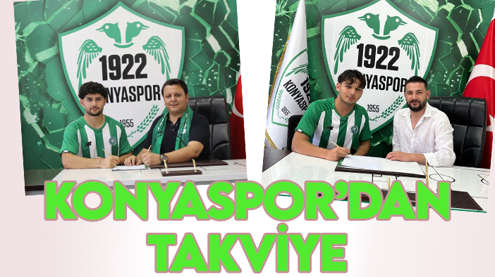 1922 Konyaspor, Konyaspor'dan 2 oyuncuyla sözleşme imzaladı