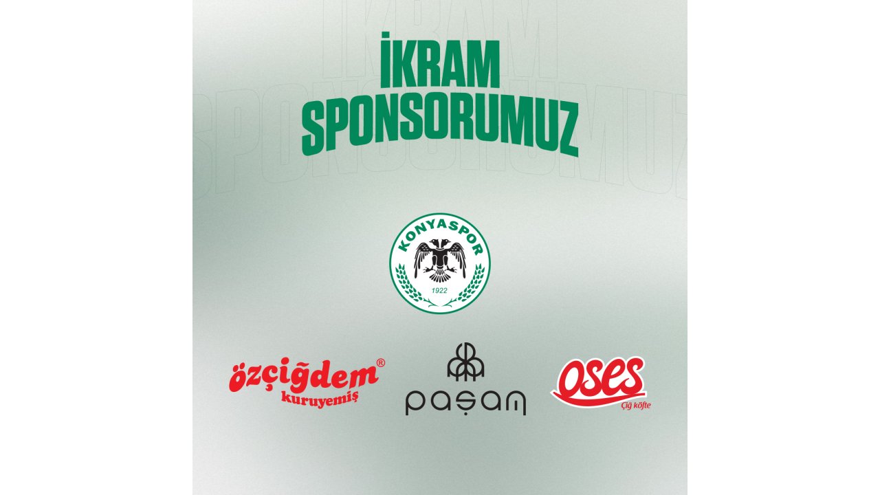 Konyaspor'da ikramlar sponsorlardan