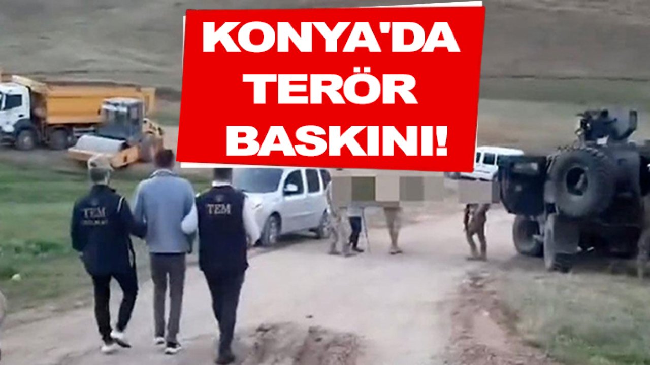 Bakan Yerlikaya açıkladı... Konya'da terör baskını!