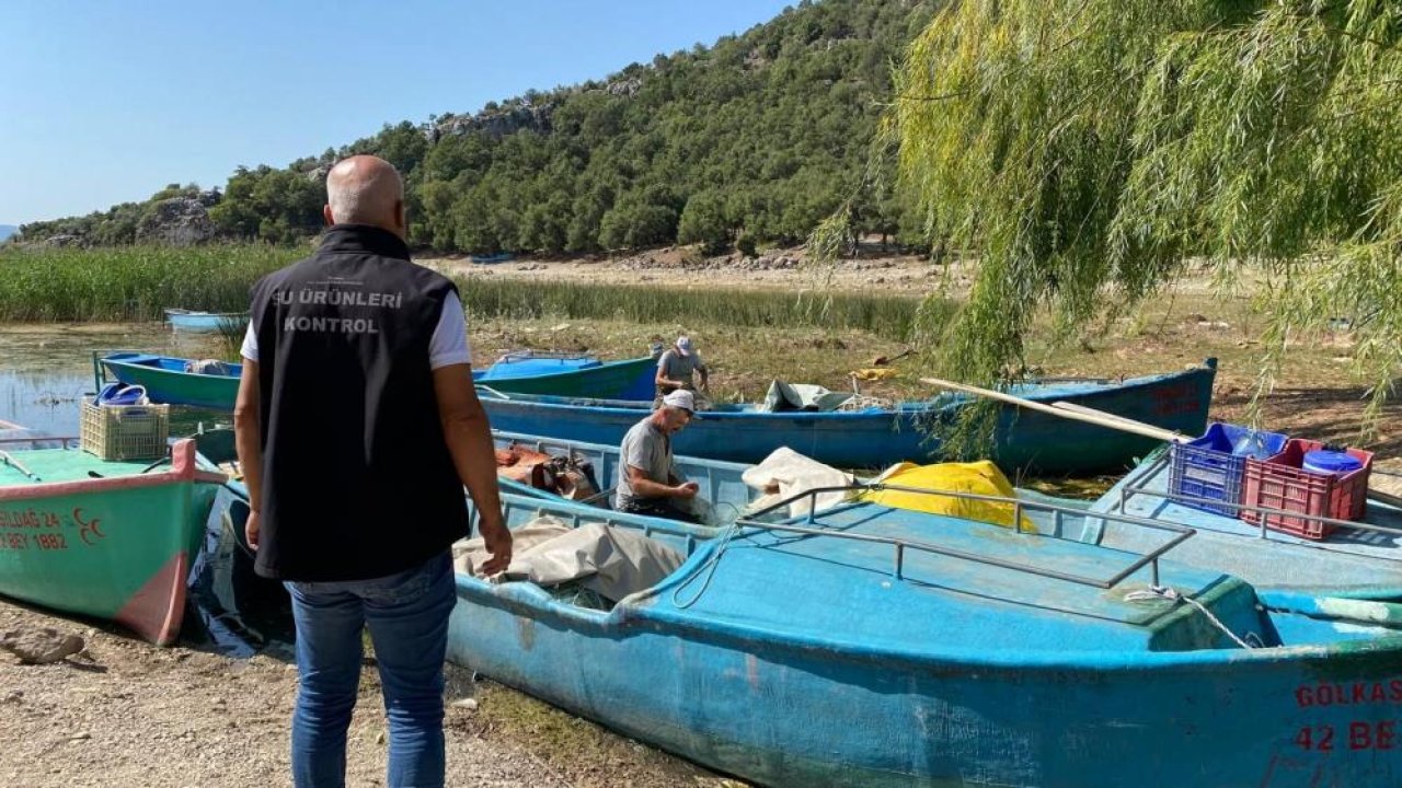 Beyşehir Gölü’nde balık boy yasağı denetimleri başladı