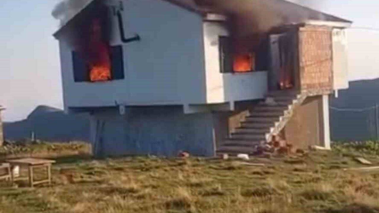 Yayla evinde feci yangın: 3 ölü