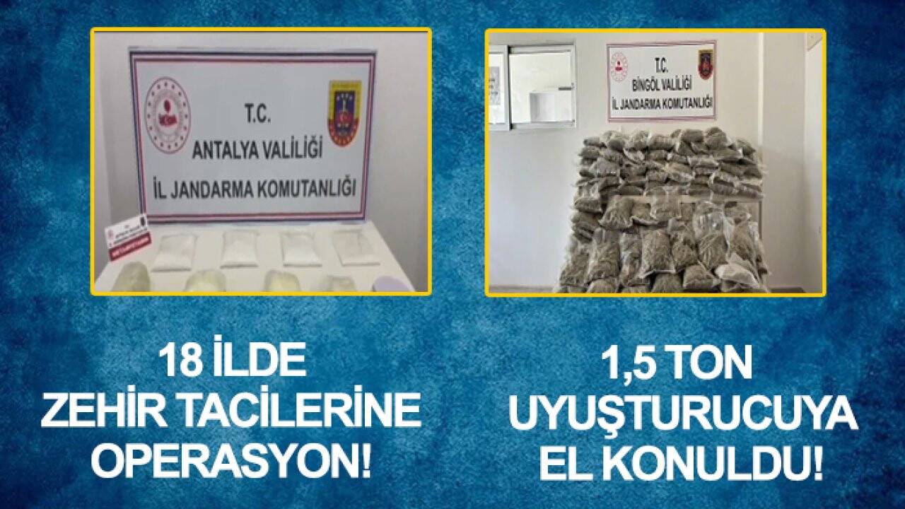 Narkoçelik-33 operasyonunda 1 tondan fazla uyuşturucu ele geçirildi